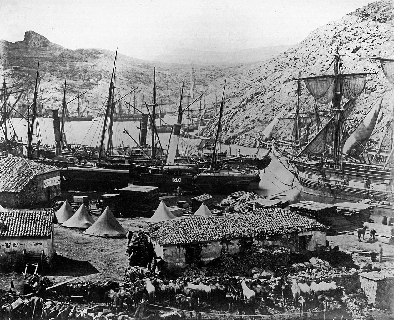 Cossack Bay, Krim, ca. 1855 av Roger Fenton