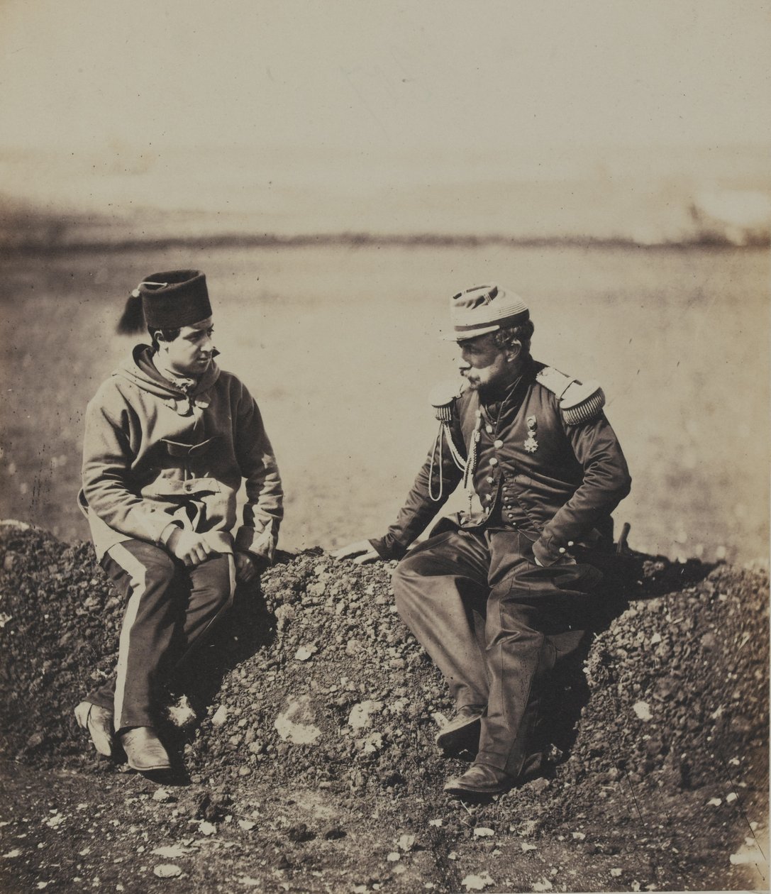 General Cisse og stabsoffiser av Roger Fenton