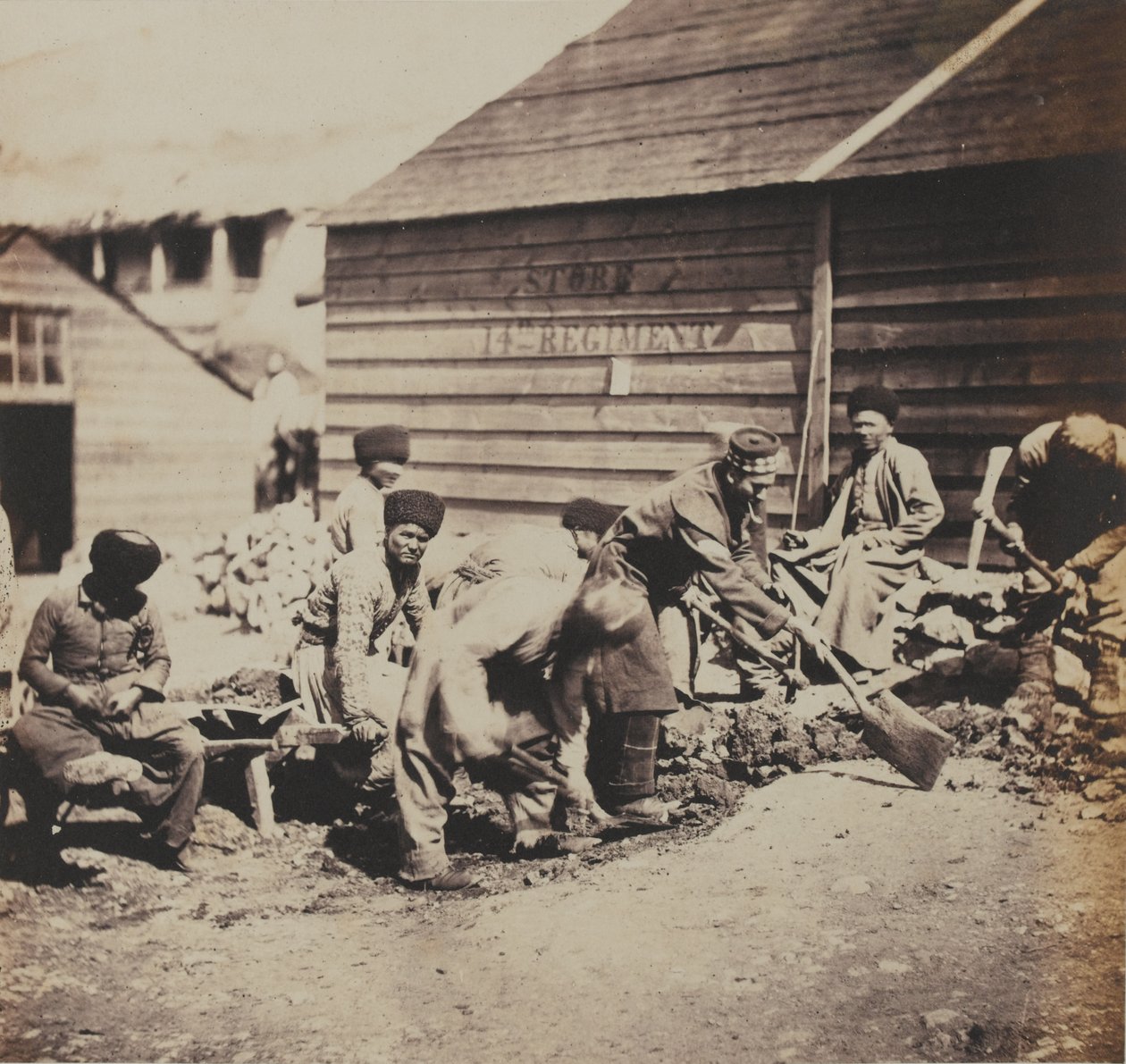 Tartararbeidere av Roger Fenton