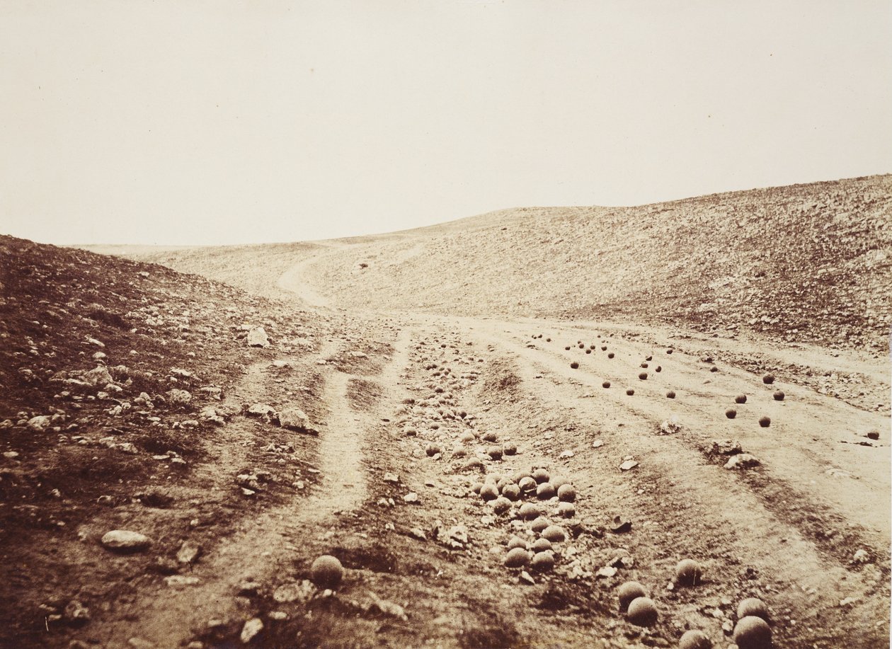 Dødens skygge -dal av Roger Fenton