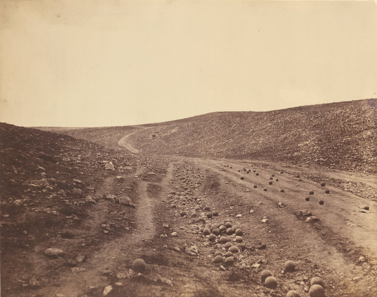 Valley of the Shadow of Death av Roger Fenton