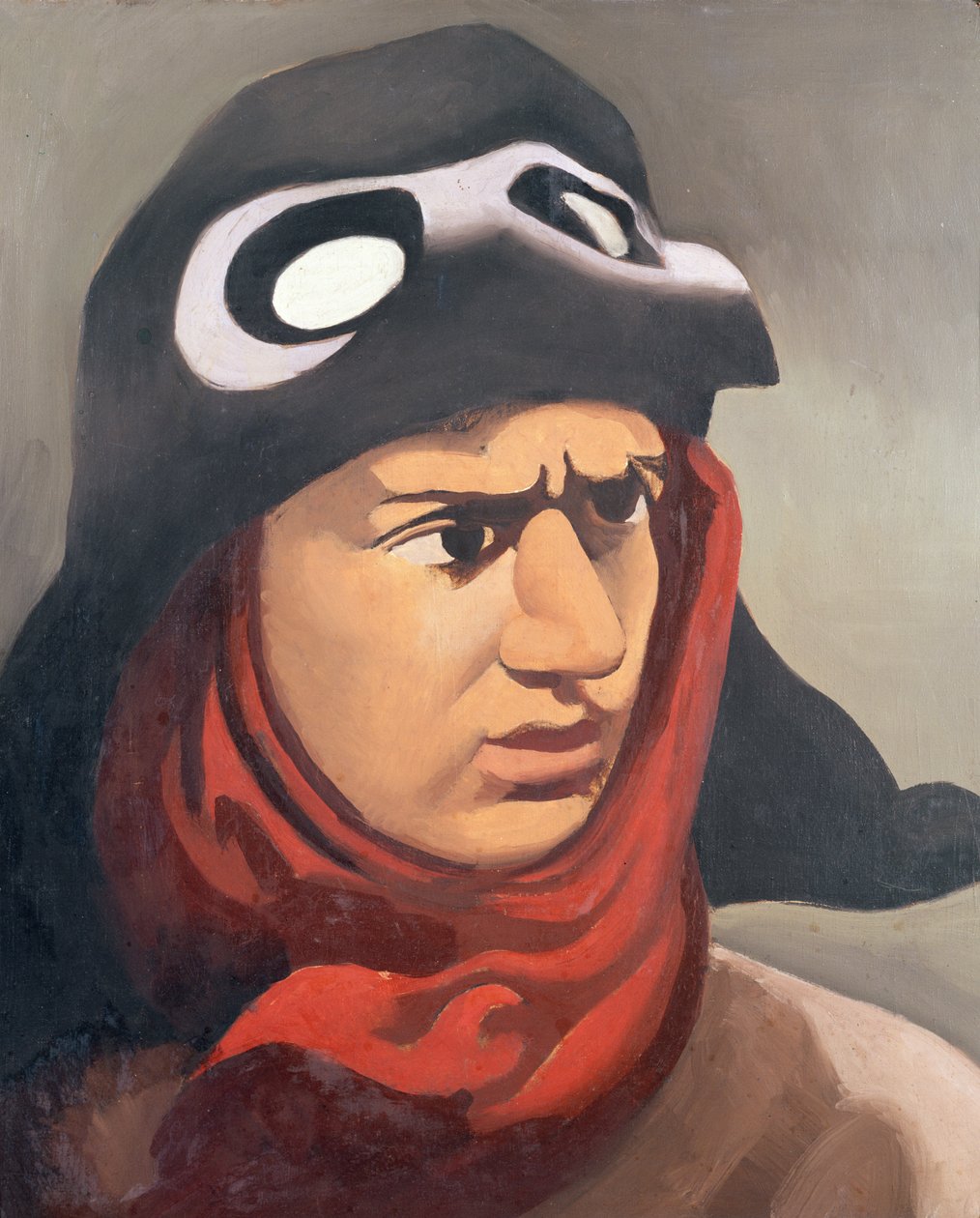 Portrett av Guynemer, 1921-23 av Roger de La Fresnaye