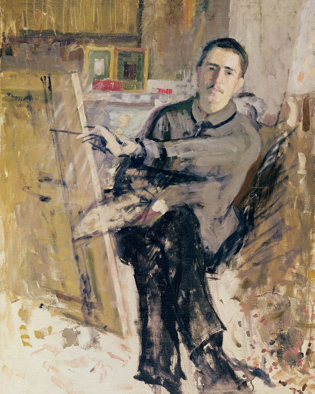 Selvportrett, ca. 1907-08 av Roger de La Fresnaye