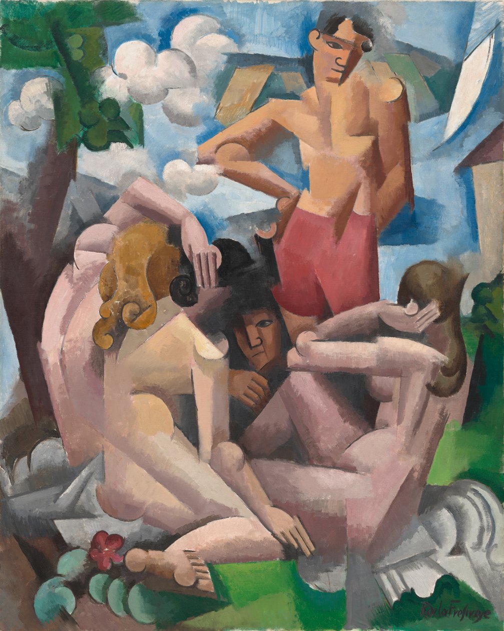 The Baders, 1912 av Roger de La Fresnaye