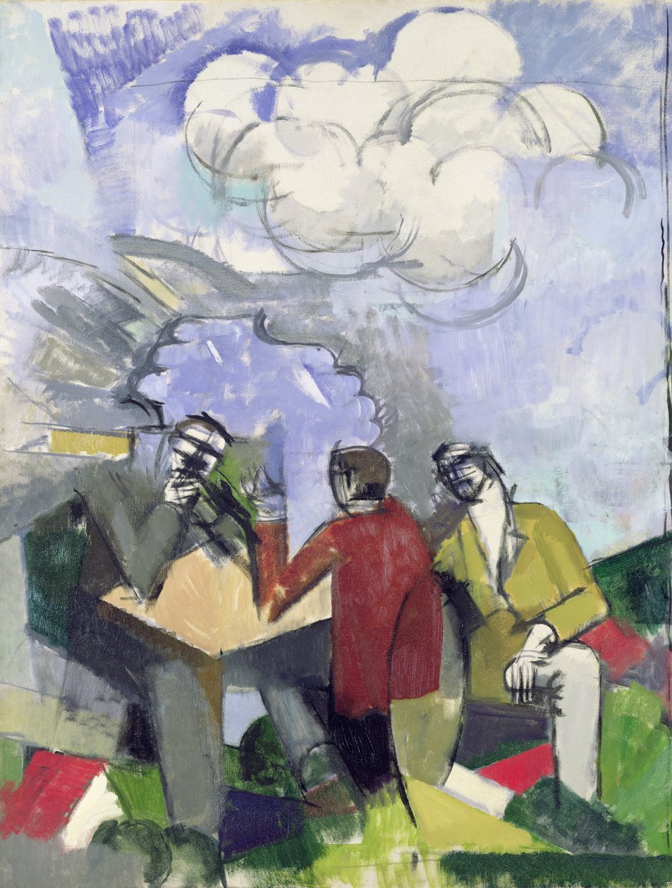 Erobringen av luften, 1913 av Roger de La Fresnaye