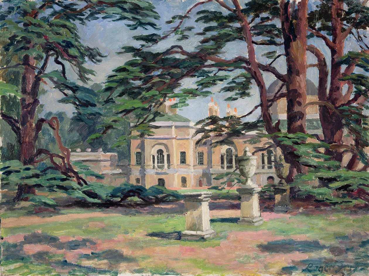 Chiswick House (olje på lerret) av Roger Eliot Fry