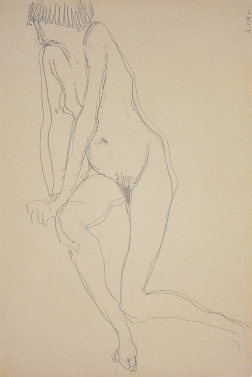 Nina Hamnett, ca. 1917 av Roger Eliot Fry