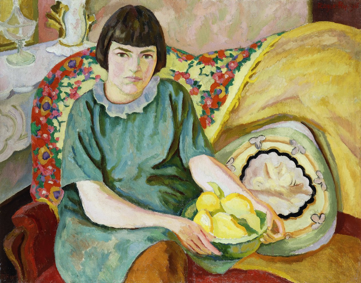 Portrett av Zoum Van den Eeckhoudt, 1915 av Roger Eliot Fry