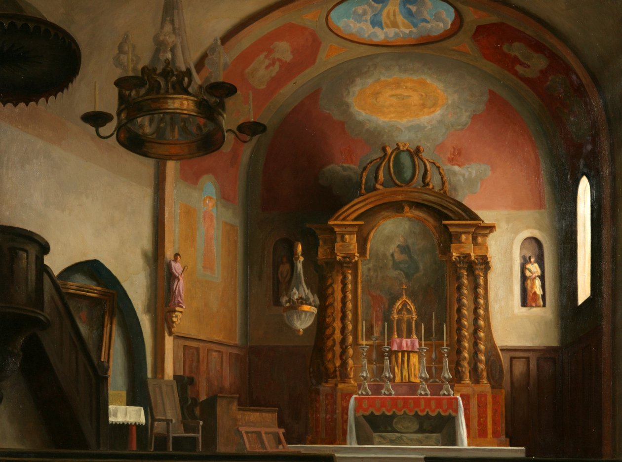 Kirken i Ramatuelle av Roger Eliot Fry