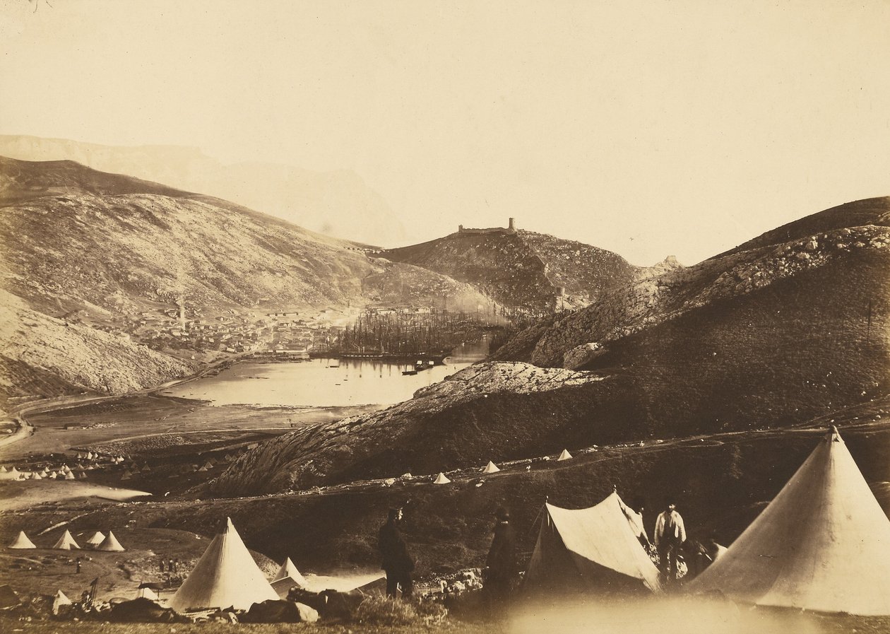 Balaklava fra Guards Hill av Roger Fenton