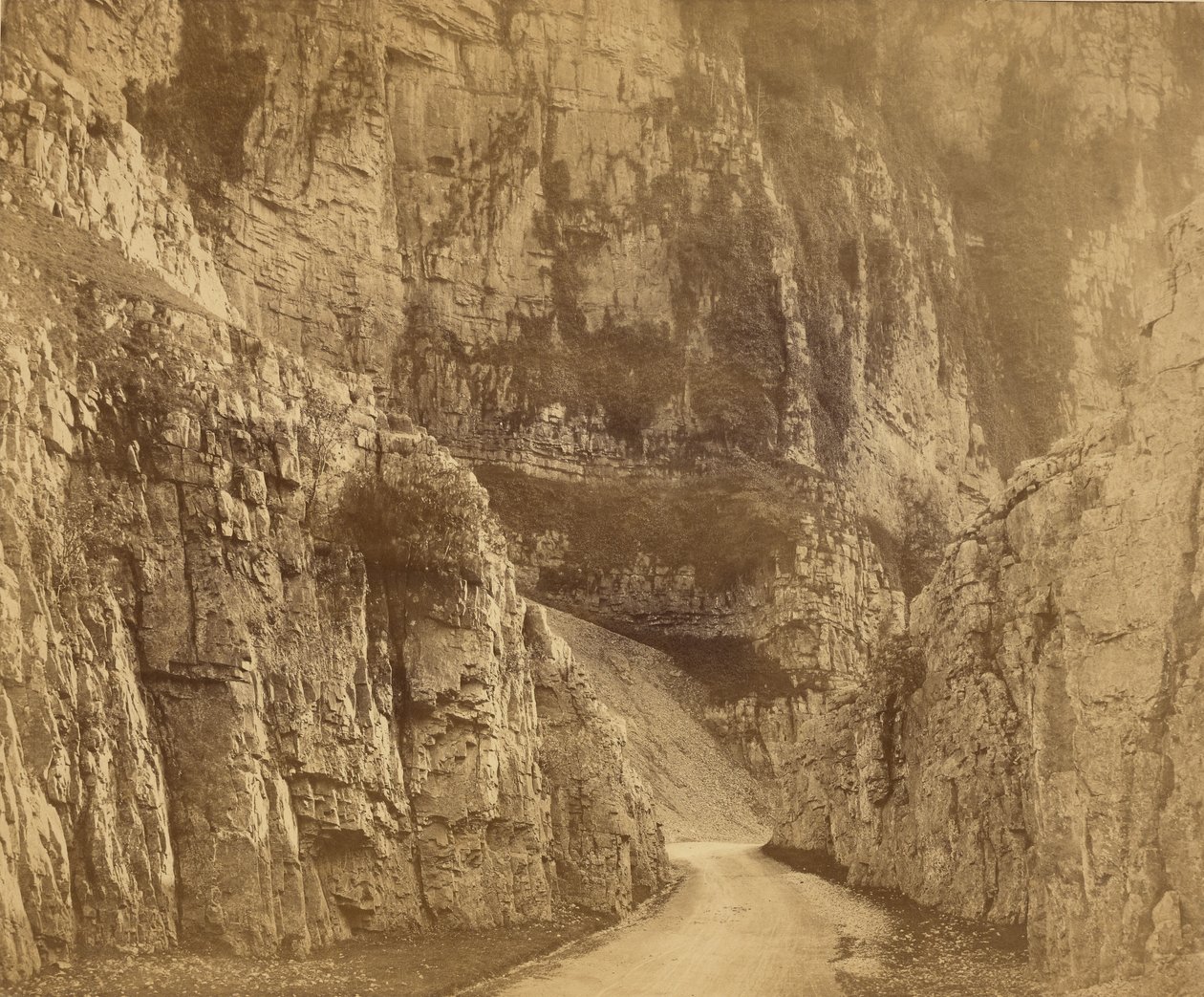 Cheddar-klippene av Roger Fenton