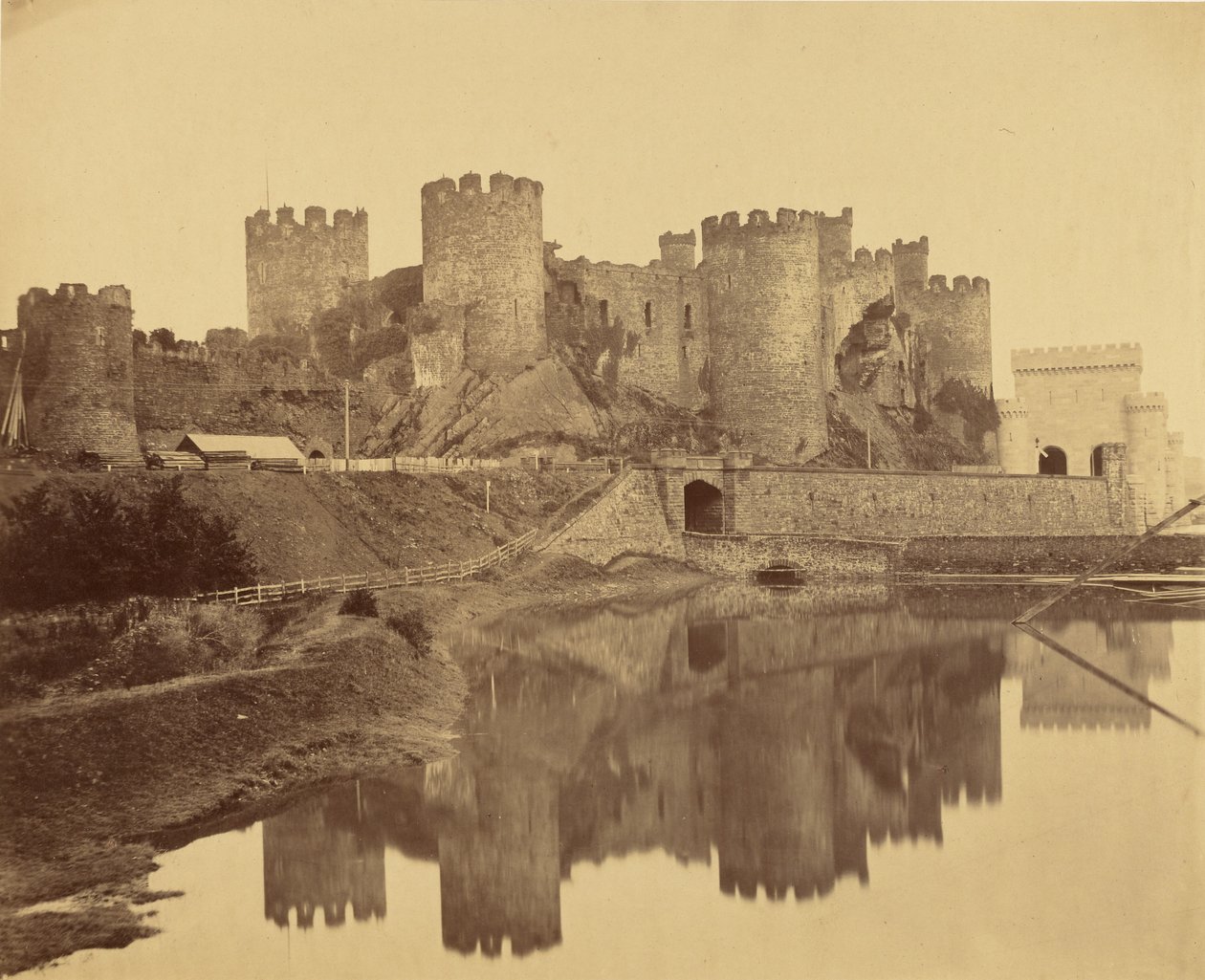 Conwy Castle, Nord-Wales av Roger Fenton