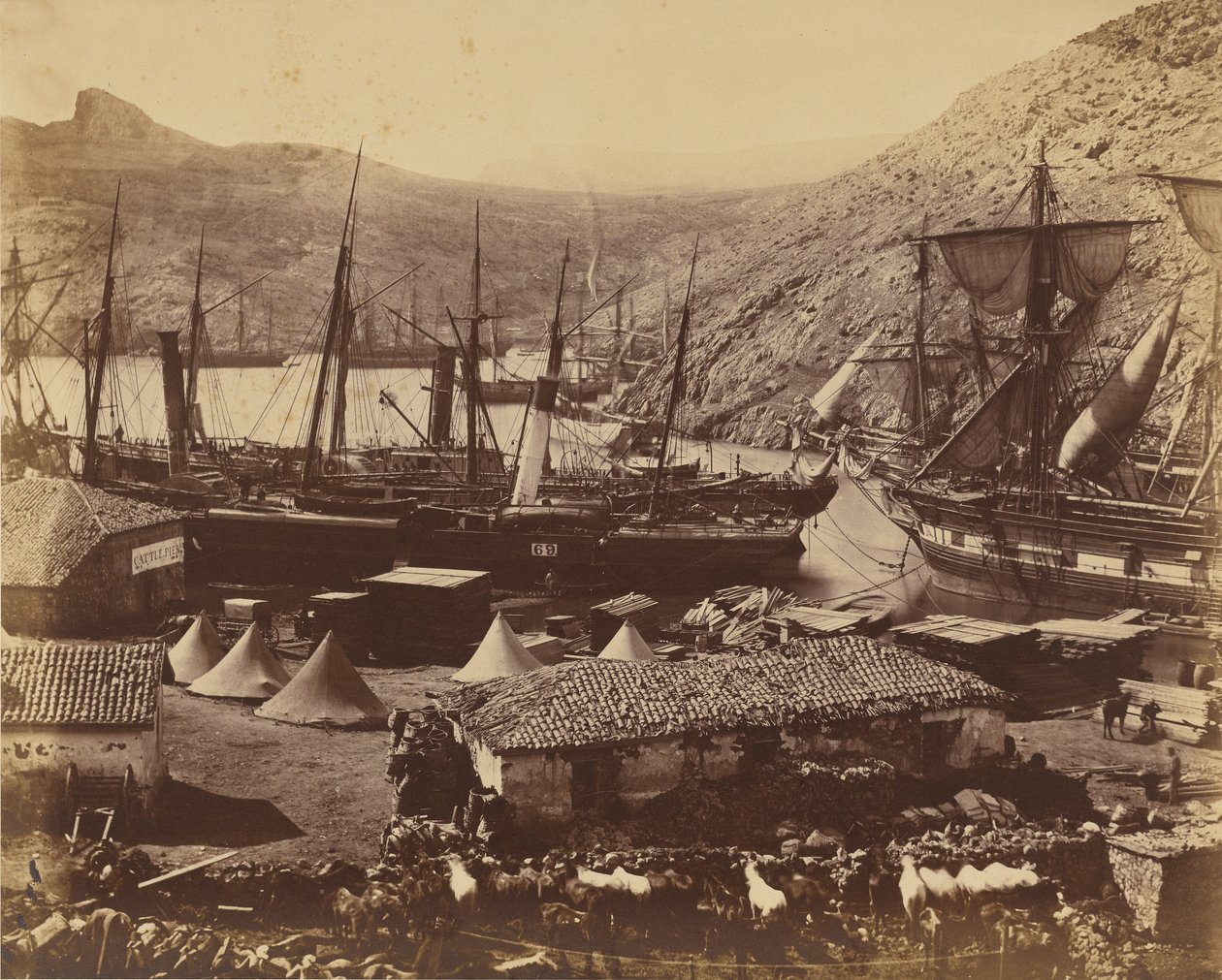 Kosakkbukta, Balaklava av Roger Fenton