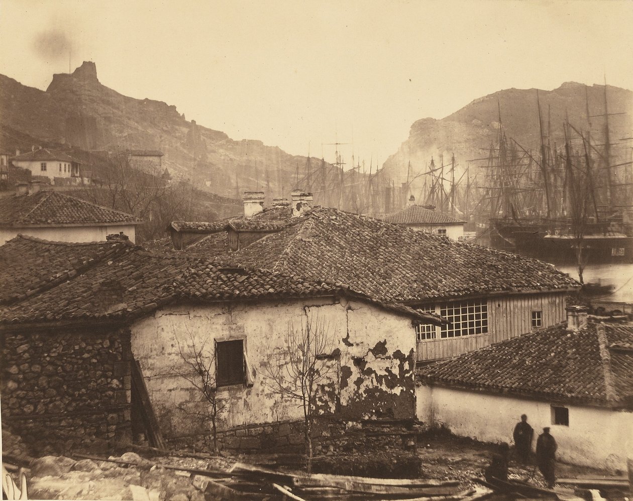 Hytter ved Balaklava av Roger Fenton