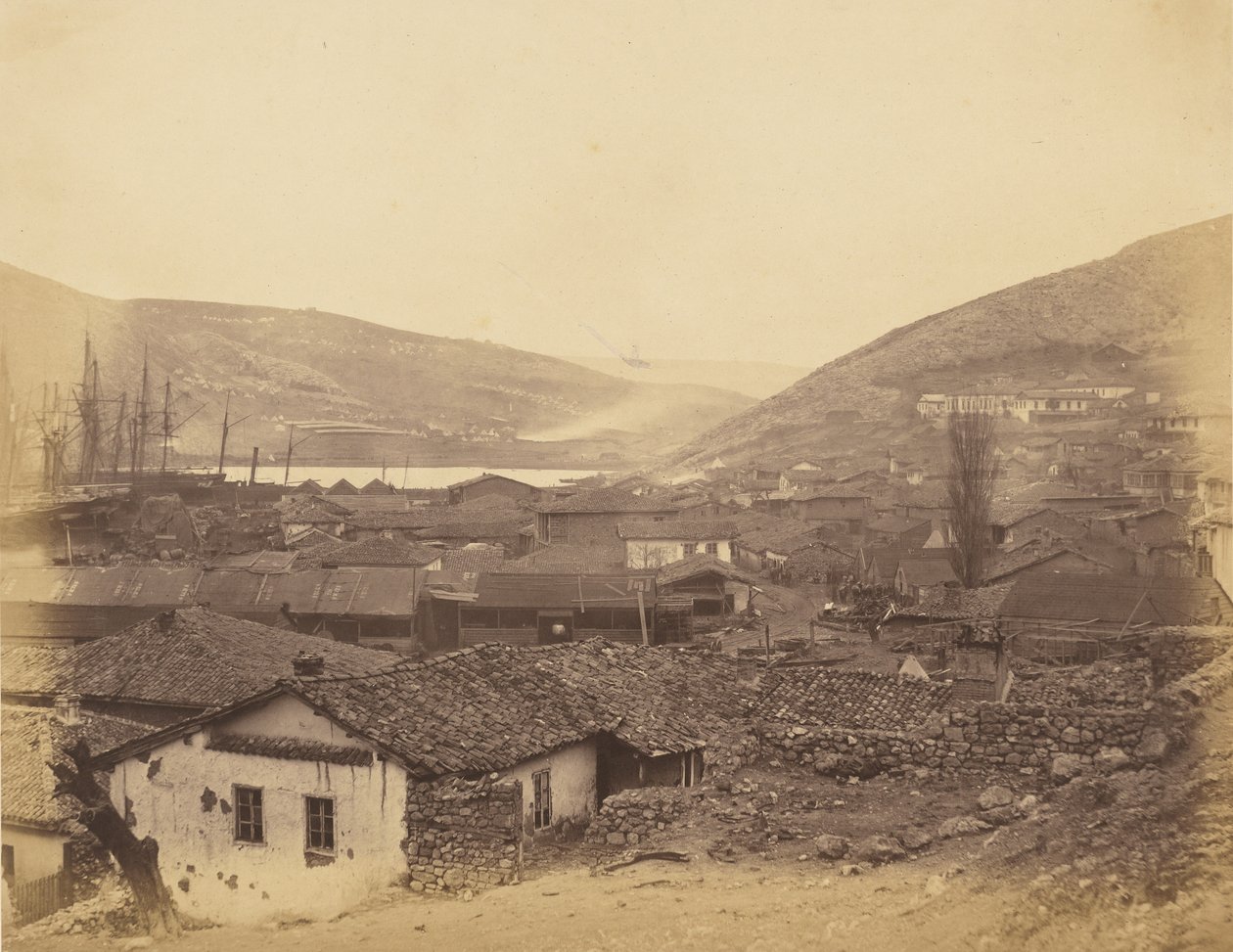 Oversiktsbilde av Balaklava av Roger Fenton