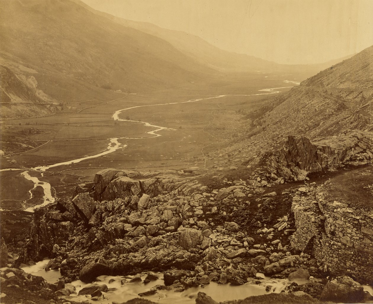 Glyn Francon, fra Llyn Ogwen av Roger Fenton