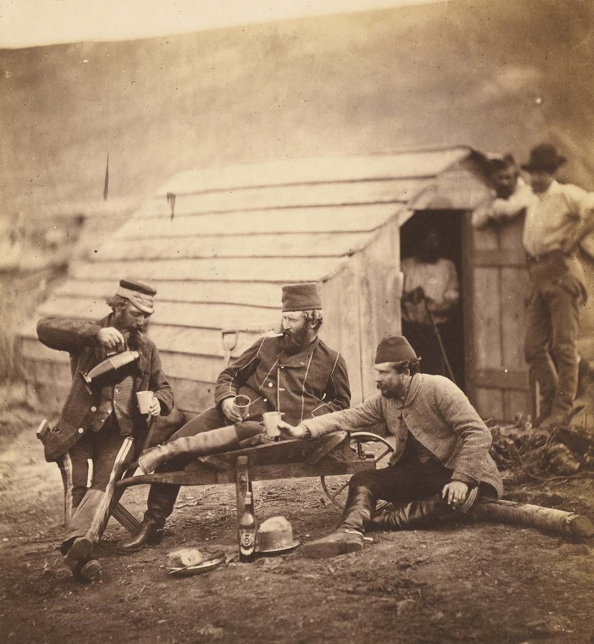 Strabaser i leiren av Roger Fenton