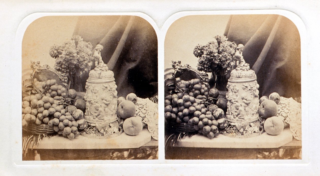 Elfenbenskrus og frukt av Roger Fenton