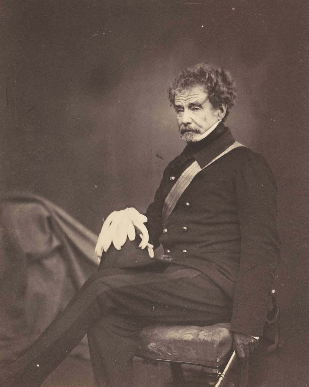Generalløytnant Sir Colin Campbell, G.C.B., 1855. av Roger Fenton