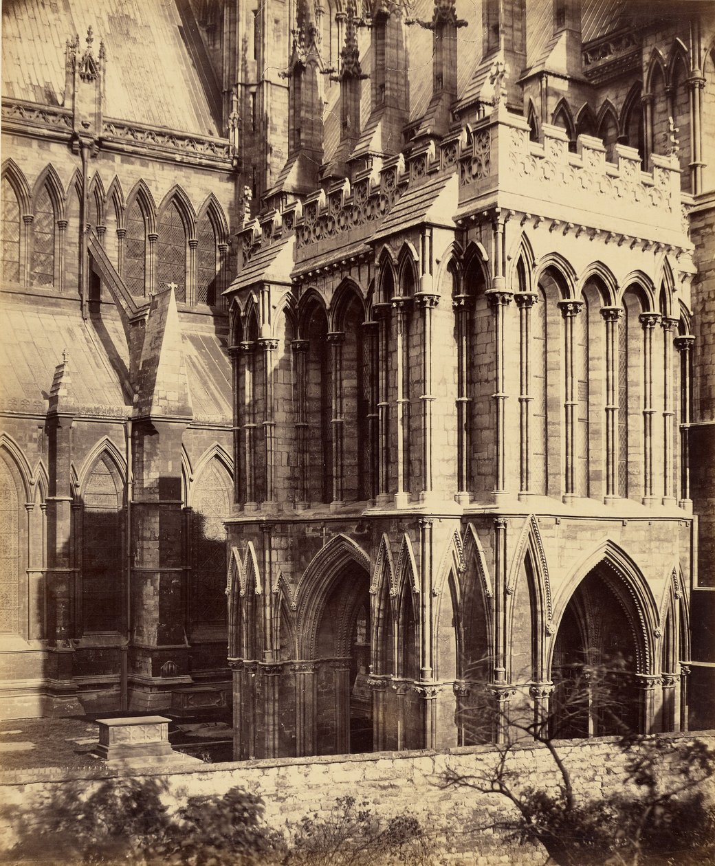 Lincoln-katedralen, Galilea-forhallen av Roger Fenton