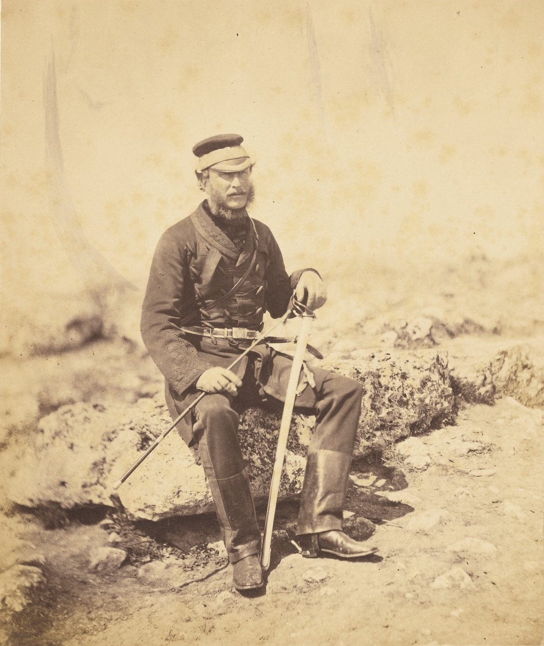 Oberstløytnant Lord Burghersh, C.B. av Roger Fenton