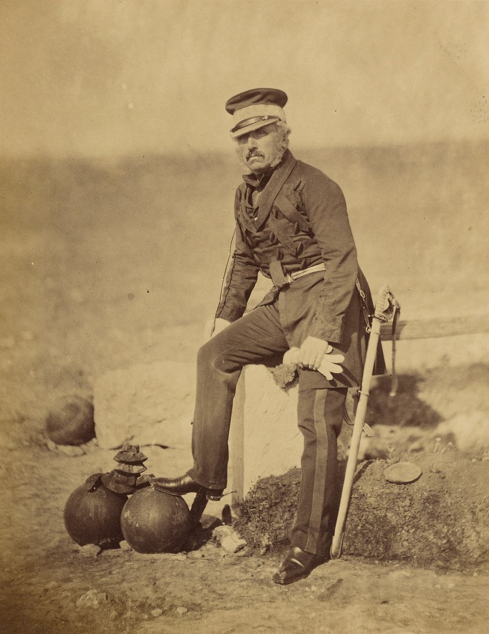 Generalløytnant Barnard, C.B. av Roger Fenton