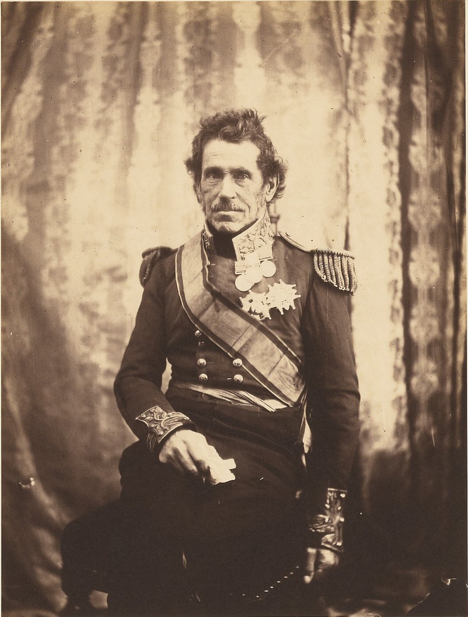 Generalløytnant Sir De Lacy Evans, G.C.B. av Roger Fenton