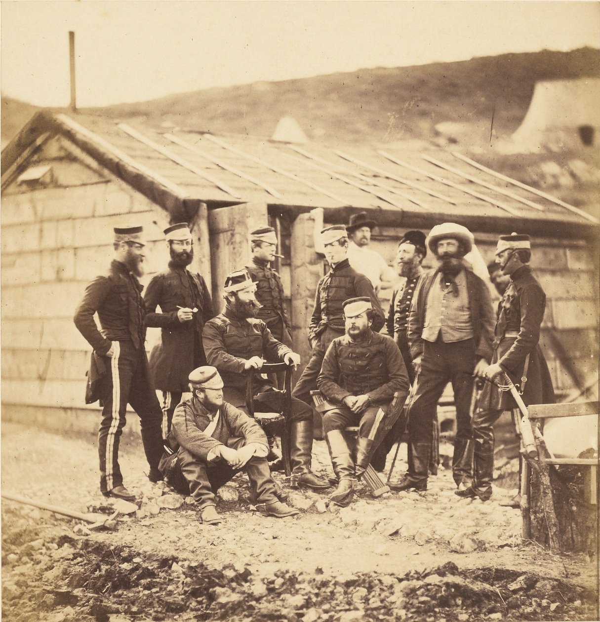 Offiserer fra 4. lette dragonregiment av Roger Fenton