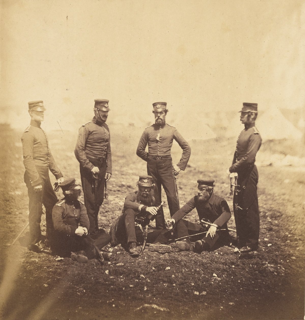 Offiserer i 68. lette infanteri av Roger Fenton
