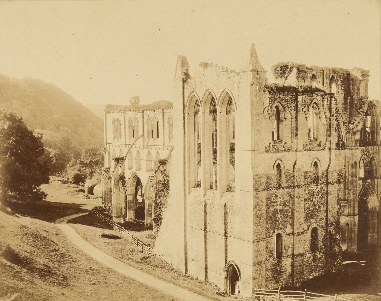 Rievaulx kloster av Roger Fenton