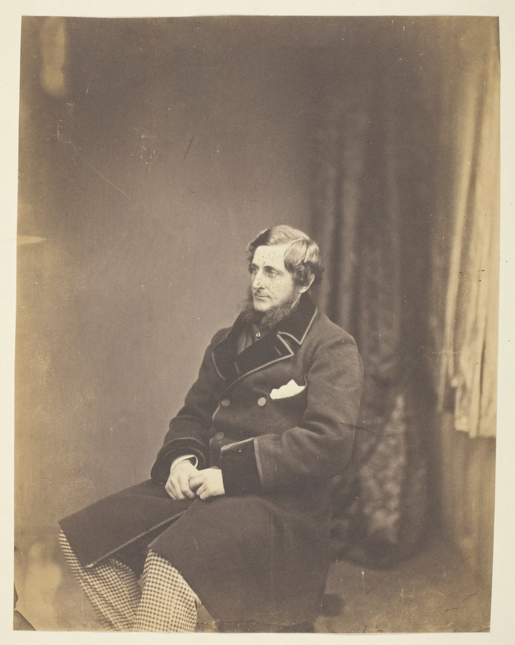 Sir J. Montagu Steele (1820-1890), militærsekretær, Krim av Roger Fenton