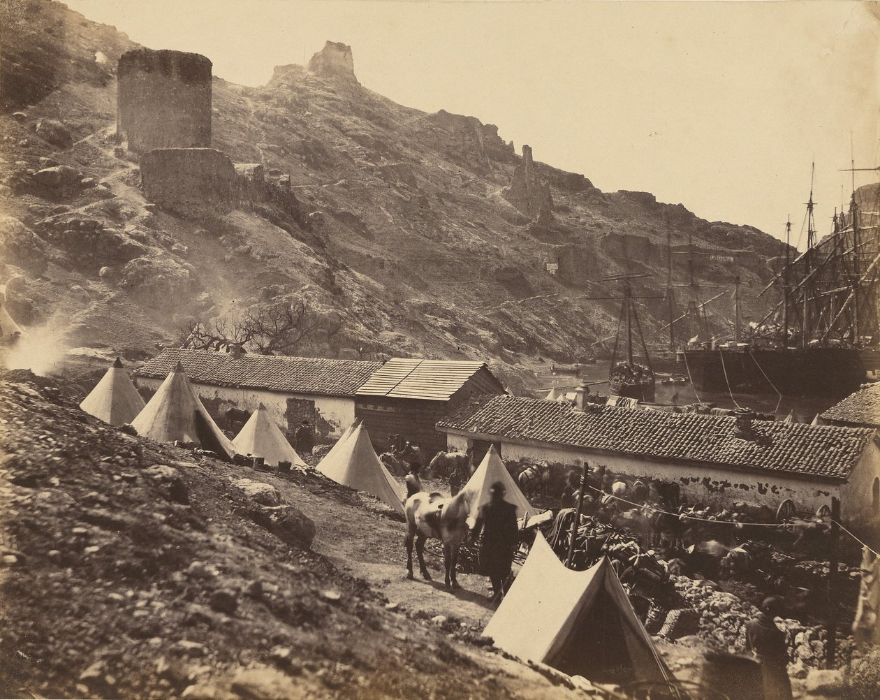 Det genovesiske slottet, Balaklava av Roger Fenton