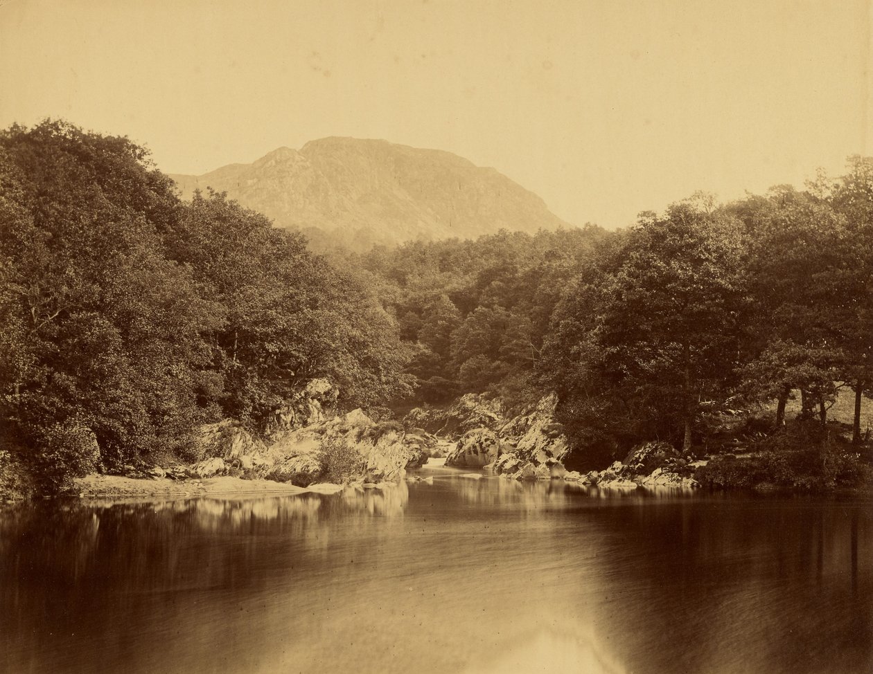 Llyn Glas ved Conway av Roger Fenton