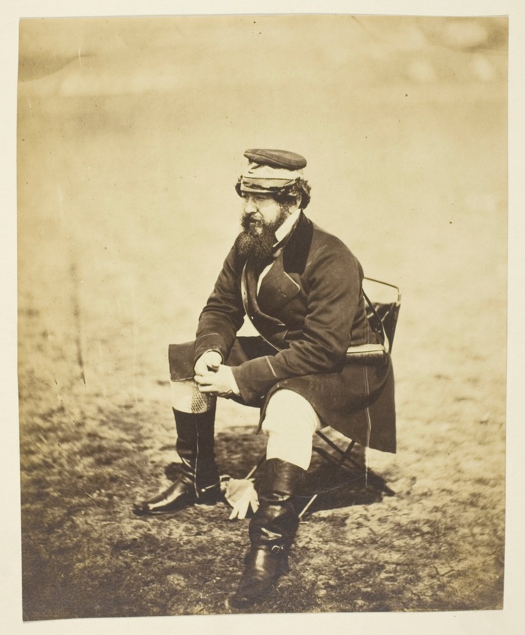 Thomas Graham Russell (1748-1843), general, fotografert på Krim av Roger Fenton