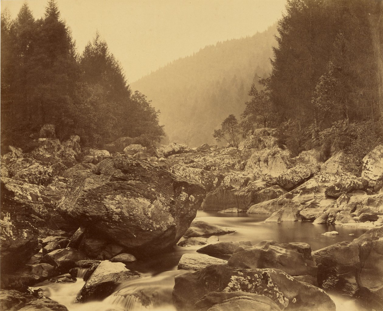 Ørretkulpen ved Llugury av Roger Fenton