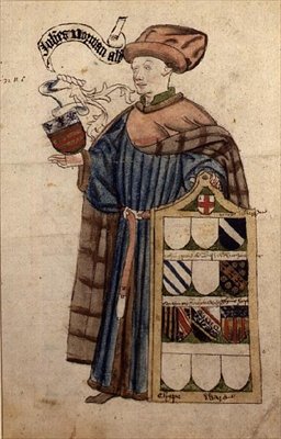 John Norman in the Robes of the City Alderman, ca. 1450 (akvarell på papir) av Roger Leigh