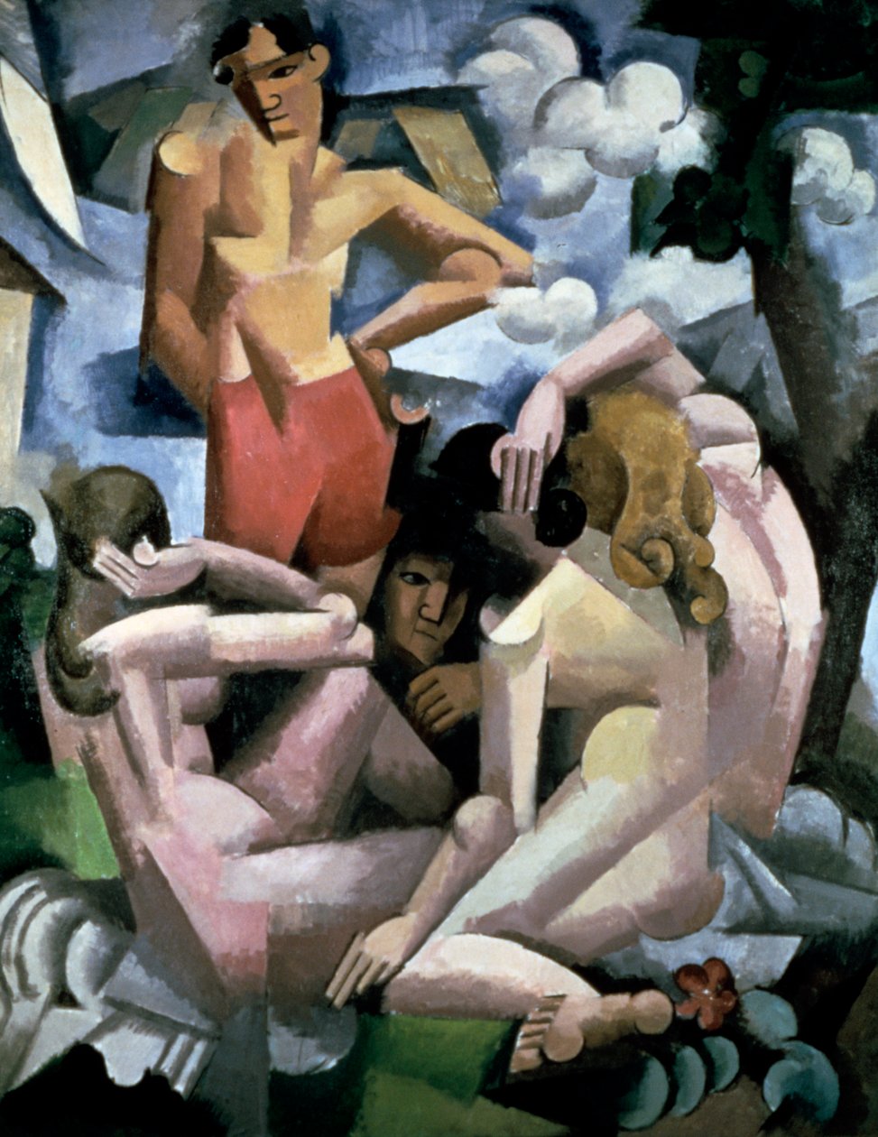 The Baders, 1912. av Roger de La Fresnaye