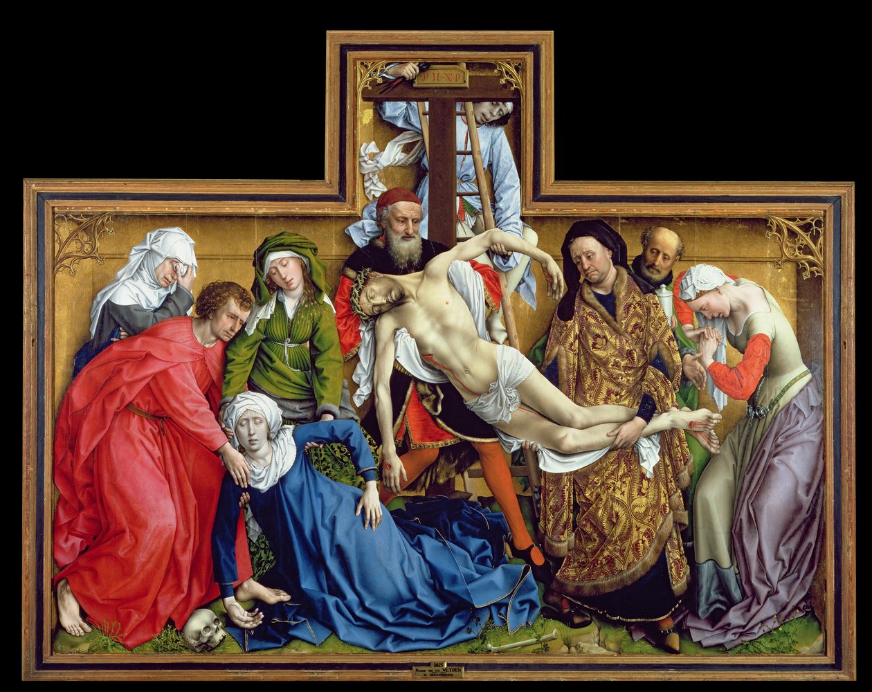 Nedstigning fra korset, ca.1435 av Rogier van der Weyden