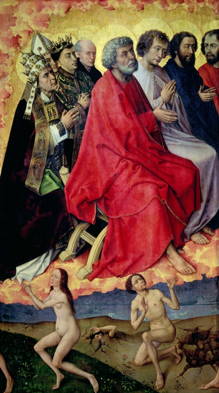 Detalj av oppstandelsen fra de døde, fra The Last Judgement, ca. 1445-50 (se 20546 og 148829) av Rogier van der Weyden