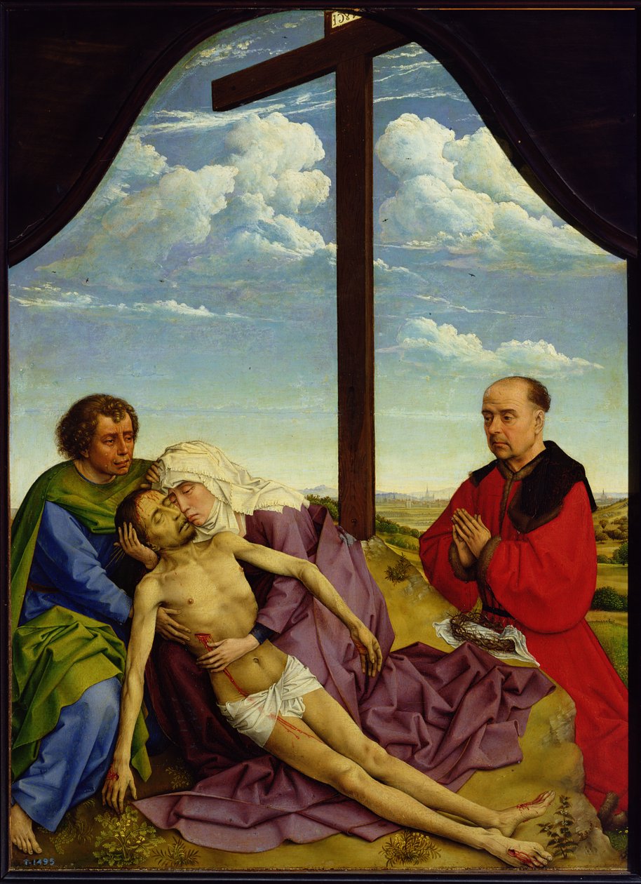 Pieta, 1450 av Rogier van der Weyden