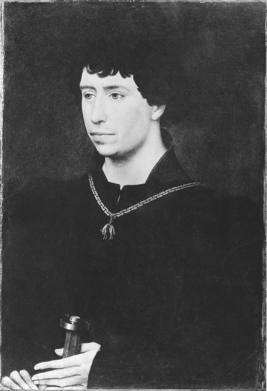Portrett av Karl den dristige (1433-77) siste hertug av Burgund av Rogier van der Weyden