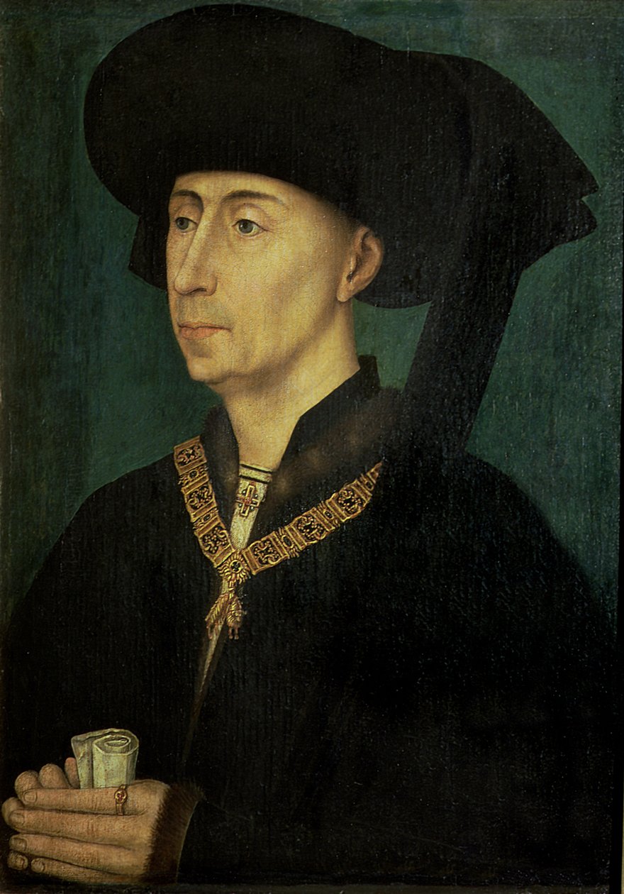 Portrett av Filip den gode (1396-1467) hertug av Burgund av Rogier van der Weyden