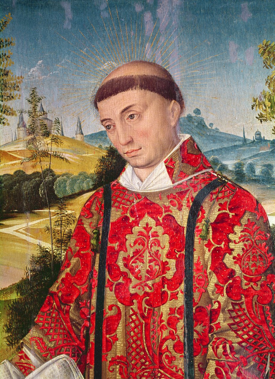 Saint Laurence, 1460-66 (detalj av 344039) av Rogier van der Weyden