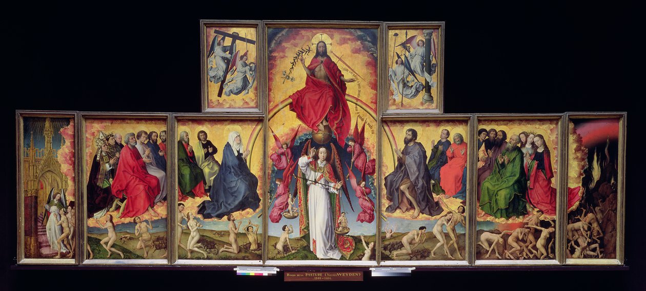 Den siste dommen, ca. 1451 (se 20547-50, 20552 og 21041) av Rogier van der Weyden
