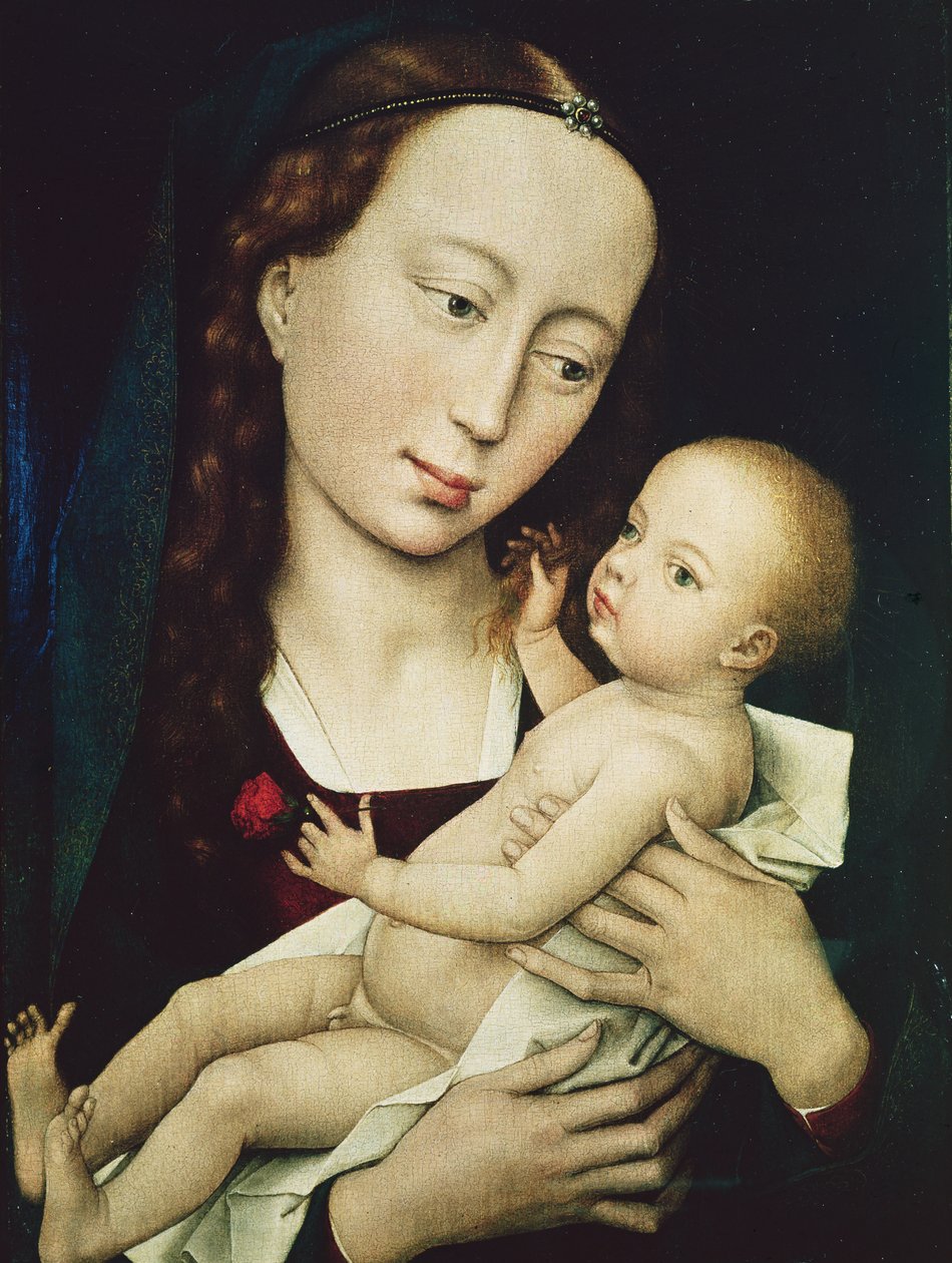 Jomfruen og barnet, 1455 av Rogier van der Weyden