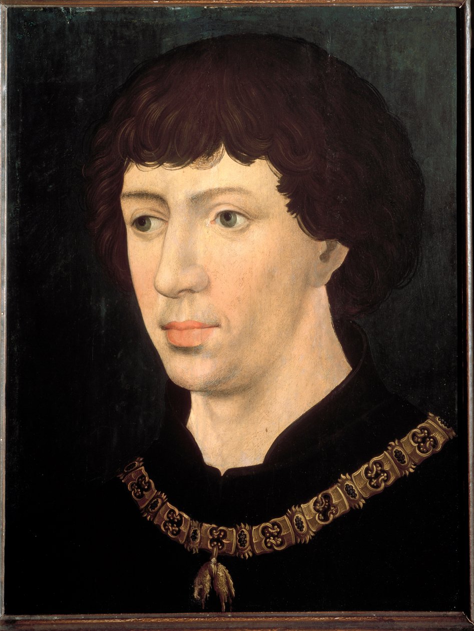 Portrett av Charles the Temerary av Rogier van der (follower of) Weyden