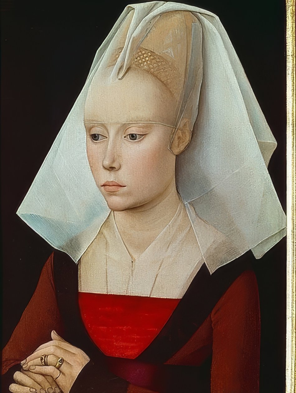 Portrett av en dame. Rundt 1460 av Rogier van der Weyden