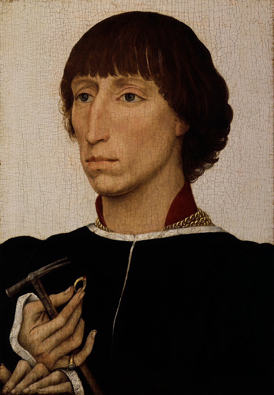 Francesco dEste født ca 1429, død etter 20. juli 1486, ca. 1460. av Rogier van der Weyden