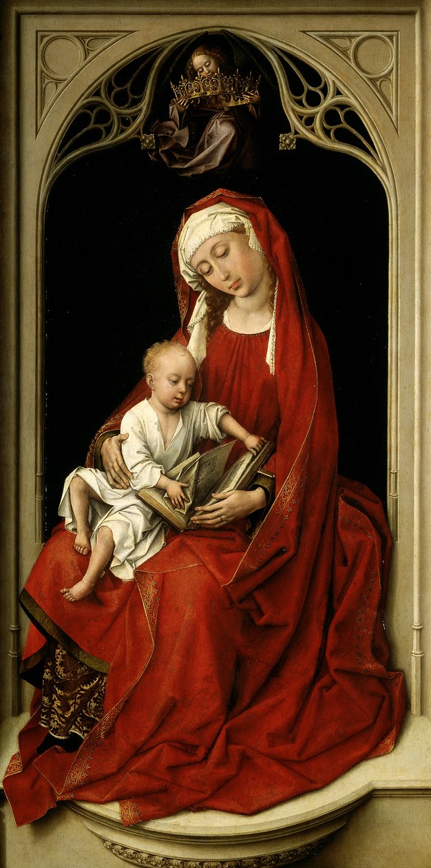 Madonna og barn, 1435-1438 av Rogier van der Weyden
