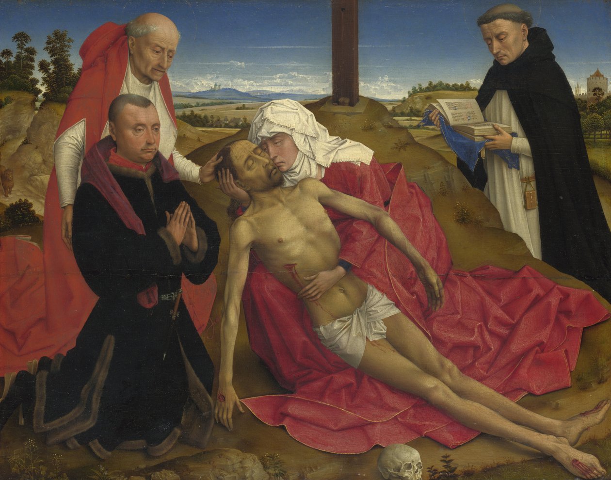 Pietà, ca 1465 av Rogier van der, Weyden
